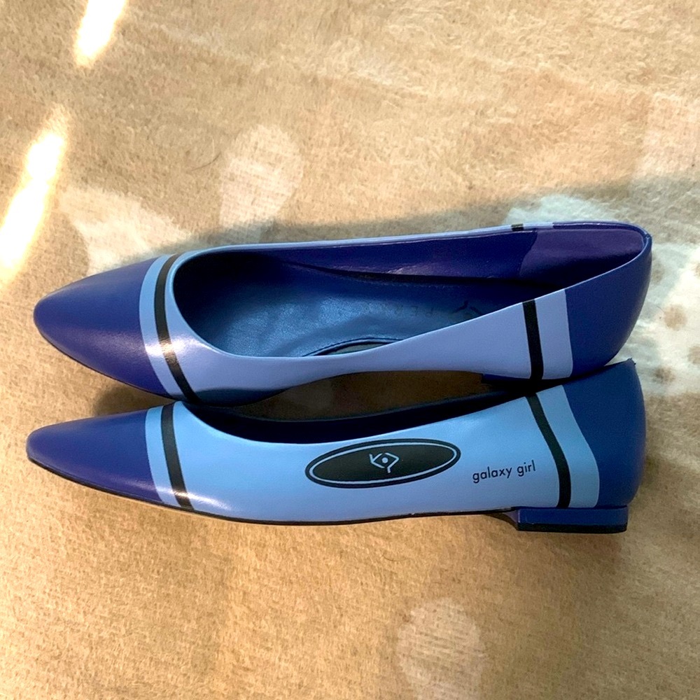 The Artist: Katy Perry Blue Crayon Inspired Flats